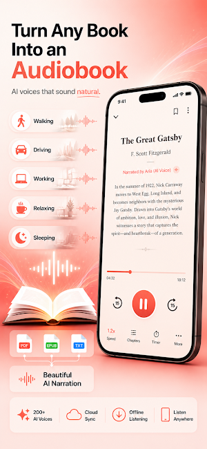 Audibly: Text to Speech Screenshot 0