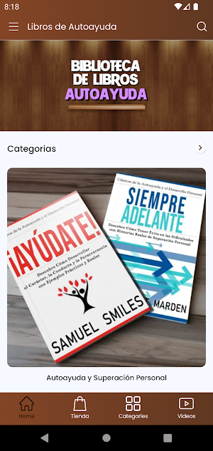 Biblioteca de Libros Autoayuda Screenshot 0