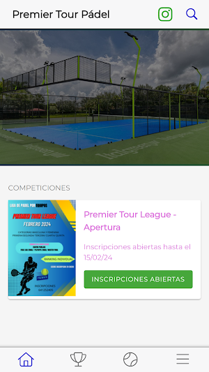 Premier Tour Pádel Screenshot 1