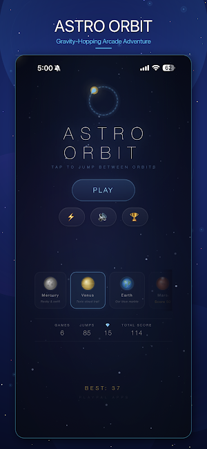 Astro Orbit: Gravity Hop Screenshot 0