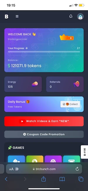 BTC Bunch Rewards Screenshot 0