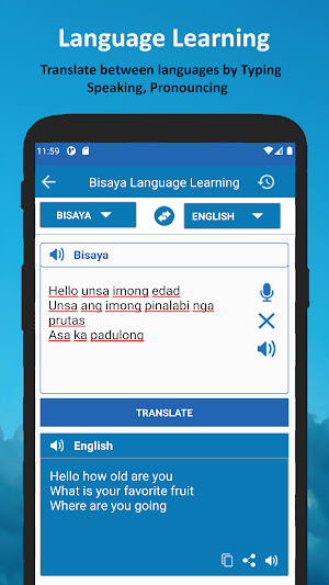 English Bisaya Dictionary Screenshot 1