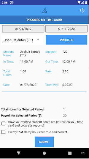 Thrive Academics Tutor Portal Screenshot 3