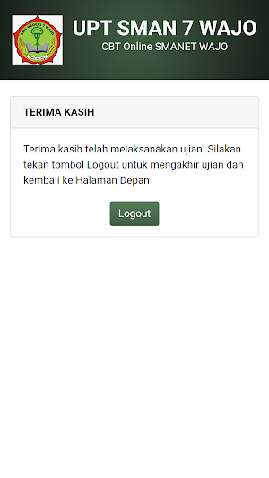 Exam SMAN 7 WAJO Screenshot 2