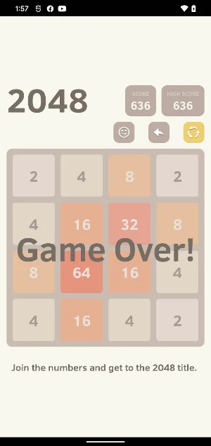 2048 small game Screenshot 0