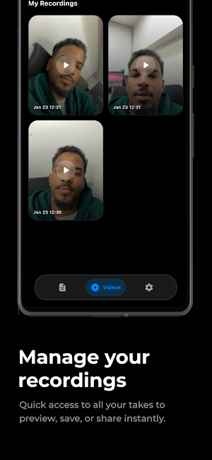 Teleprompter: Record Video Screenshot 3