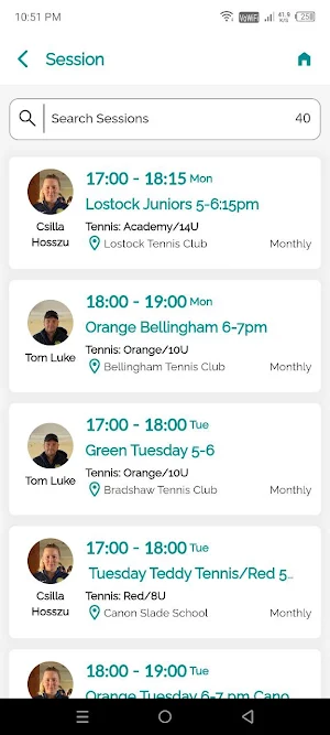 ProACE Sports & Swimming Screenshot 2