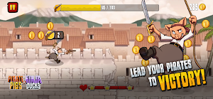 Pirate Pigs vs. Ninja Ducks Screenshot 0