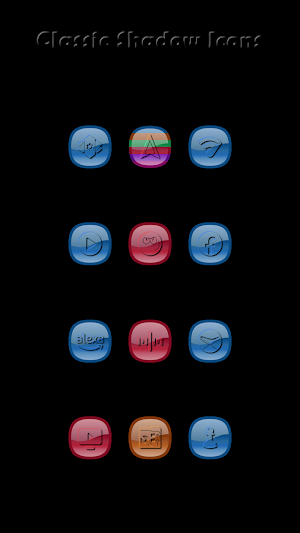 Classic Shadow Colors Icons Screenshot 3