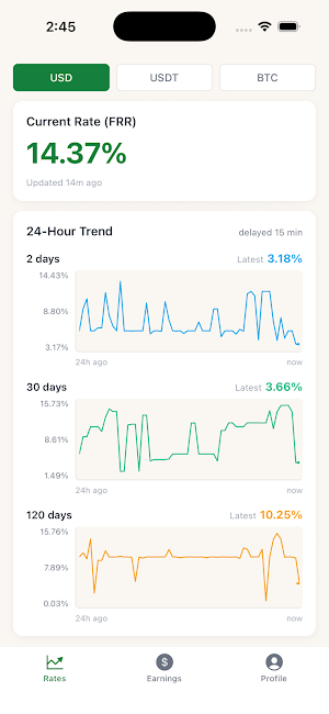 EarnUSD — Smart Yield Tracker Screenshot 0
