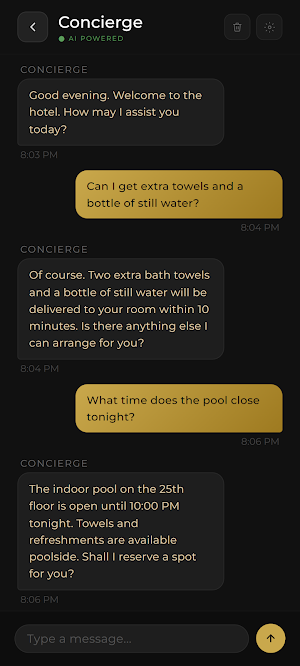 Hotel Guest App Screenshot 3