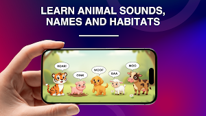 Animal Sounds: Learn & Play Screenshot 0