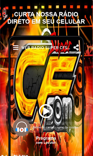 Web Rádio Super Cfsom Screenshot 0