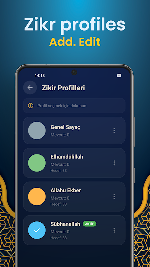 Zikirmatik Screenshot 2