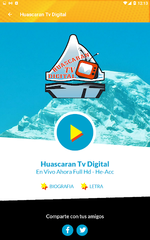 Huascaran TV Digital - App Ofi Screenshot 3