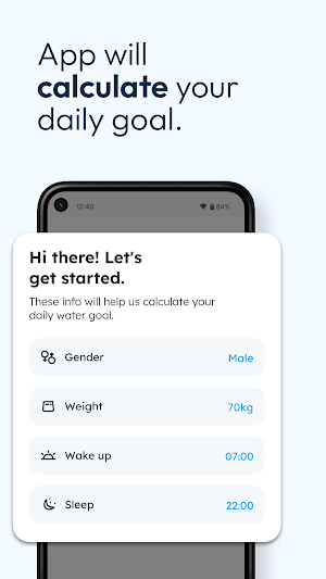 Water Drink Reminder Health365 Screenshot 1