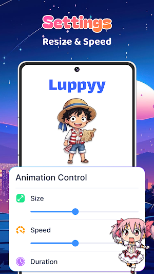 Live Anime Shimeji Screen Pets Screenshot 3