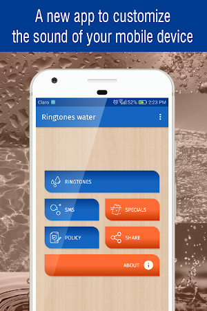 ringtones water for phone, water sounds free Screenshot 0