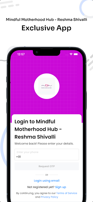 Mindful Motherhood Hub Screenshot 0