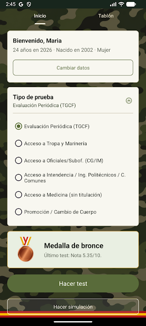 Simulador PFU Screenshot 0