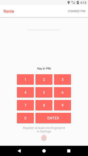 Renie Password, Card & Note Ma Screenshot 0