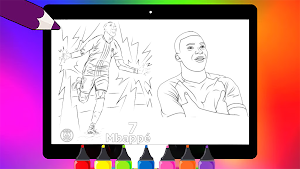 Coloring Football Players Screenshot 3