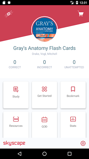 Gray's Anatomy Flash Cards Screenshot 0