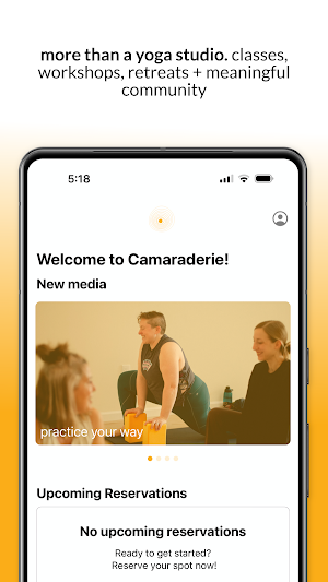 Camaraderie: Yoga + Community Screenshot 1