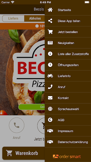 Beco’s Pizzeria Screenshot 2