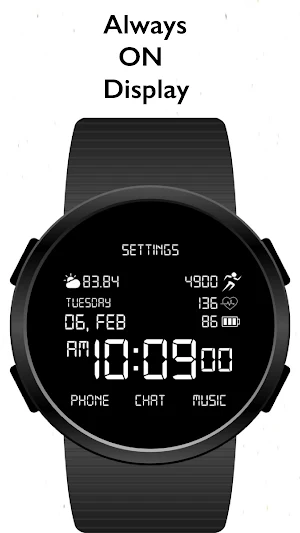 Mono Classic Watch Face Screenshot 3
