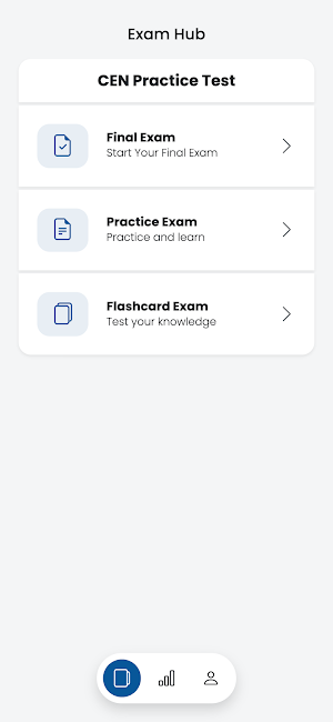 CEN Practice Test Screenshot 1