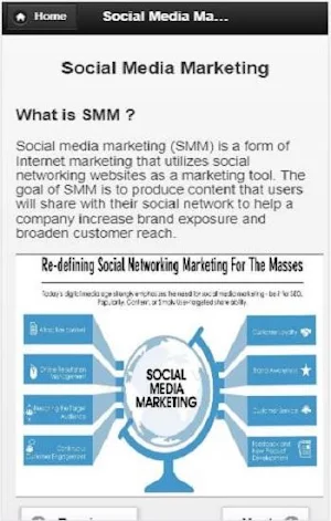 Social media marketing Screenshot 1