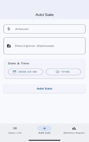 Daily Sales Tracker Screenshot 3