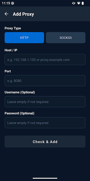 Proxy Bridge Screenshot 2