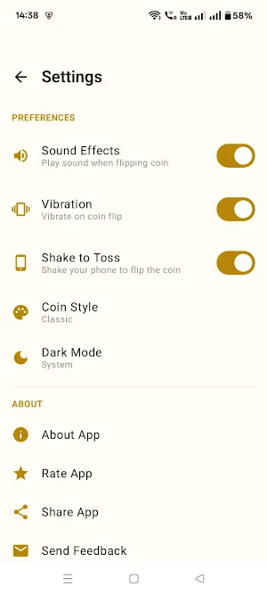 Coin Toss-Head or Tail Screenshot 1