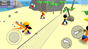 Stickman Beach Volleyball Screenshot 0