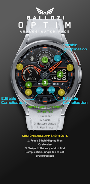 BALLOZI OPTIM Watch Face Screenshot 3