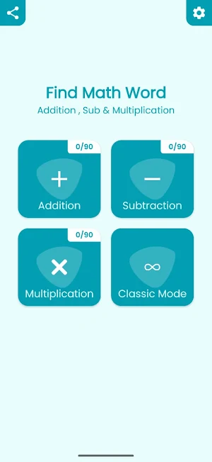 Math Word Search Puzzles Screenshot 3