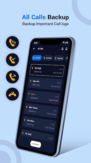 Backup & Restore SMS, Contacts Screenshot 1