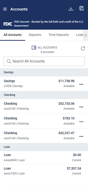 Bank of Pontiac TM Screenshot 2