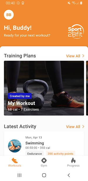 Sport2bfit Screenshot 3