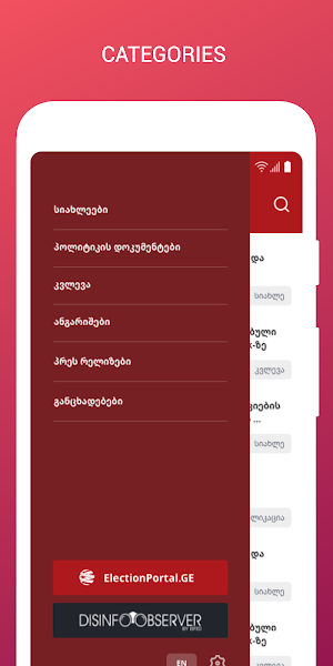 ISFED Screenshot 2