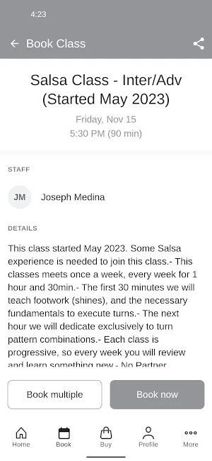 Salsa Salsa Dance Studio NY Screenshot 2