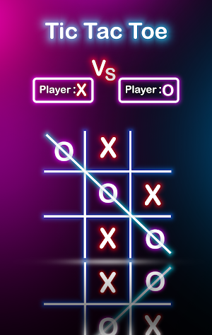 Tic Tac Toe Magic  2 Player XO Screenshot 2