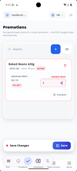 SimplePOS: Retail POS & Stock Screenshot 3