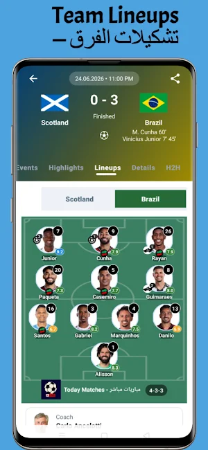 Today Matches - مباريات مباشر Screenshot 0