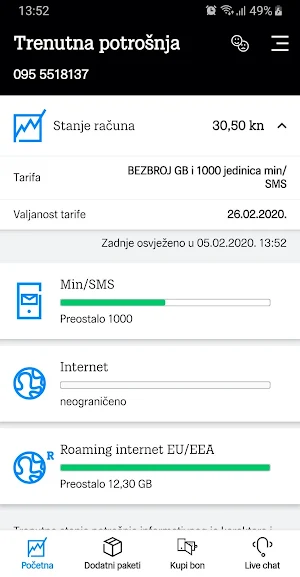 Moj Tele2 Screenshot 2