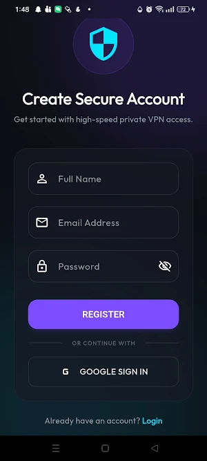 Villy Secure App Screenshot 3