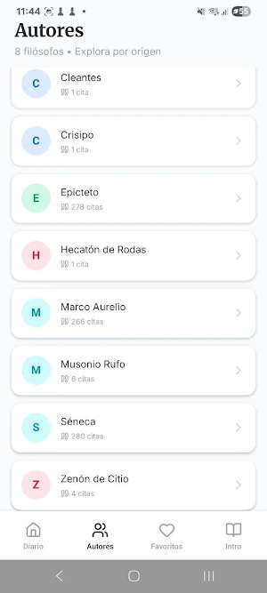 estoicismo diario Screenshot 2