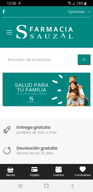Farmacia Óptica Sauzal Screenshot 0